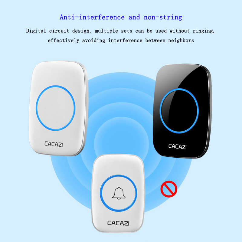 A06 DC Digital Music Doorbell  - Smart Elderly Home ulasan dan harga