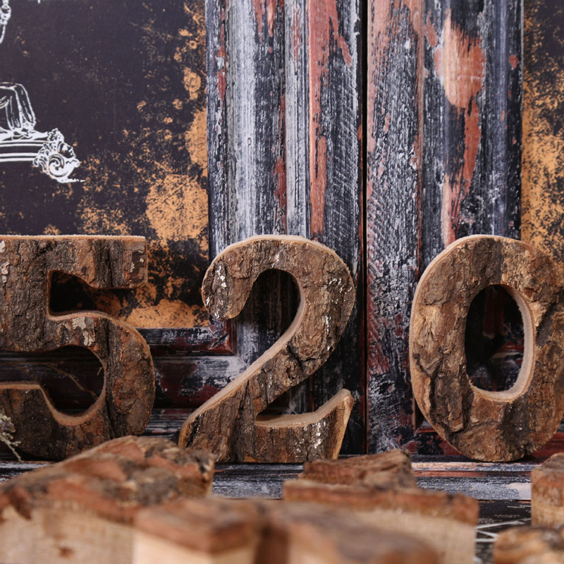 Wooden Letters Home Decor Alph - Smart Home Decor ulasan dan harga
