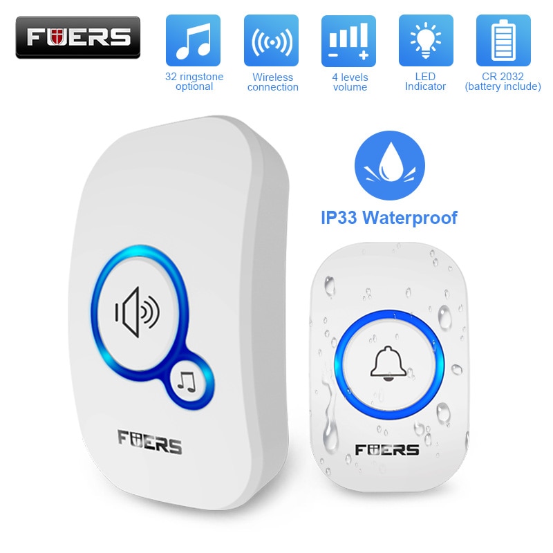 Fuers Wireless Doorbell Waterp - Smart Home News ulasan dan harga