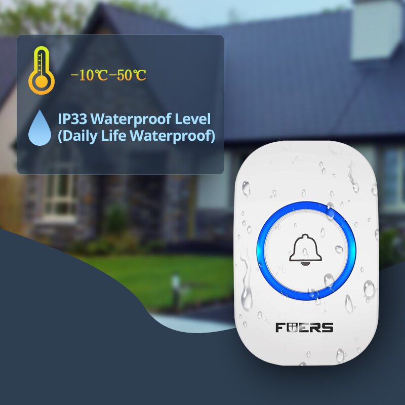 Fuers Wireless Doorbell Waterp - Smart Home News ulasan dan harga