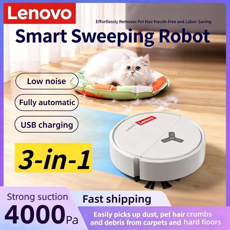 Lenovo 3-in-1 Smart Sweeping R - Smart Home Robot ulasan dan harga