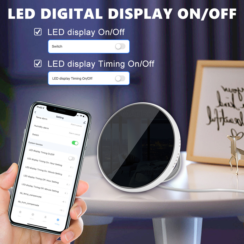 Tuya USB Smart Temperature Hum - Smart Home Design ulasan dan harga