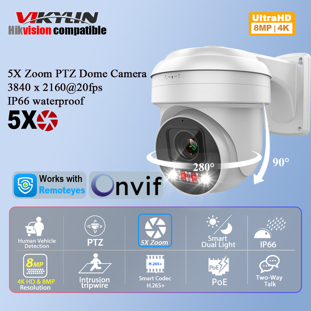 Vikylin 8MP IP Security Camera - Smart Home Microsoft ulasan dan harga
