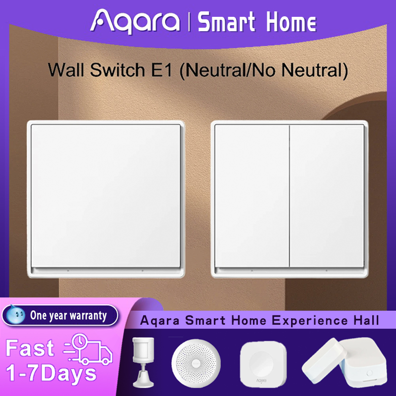 Original Aqara Wall Switch E1  - Smart Home Xiaomi ulasan dan harga