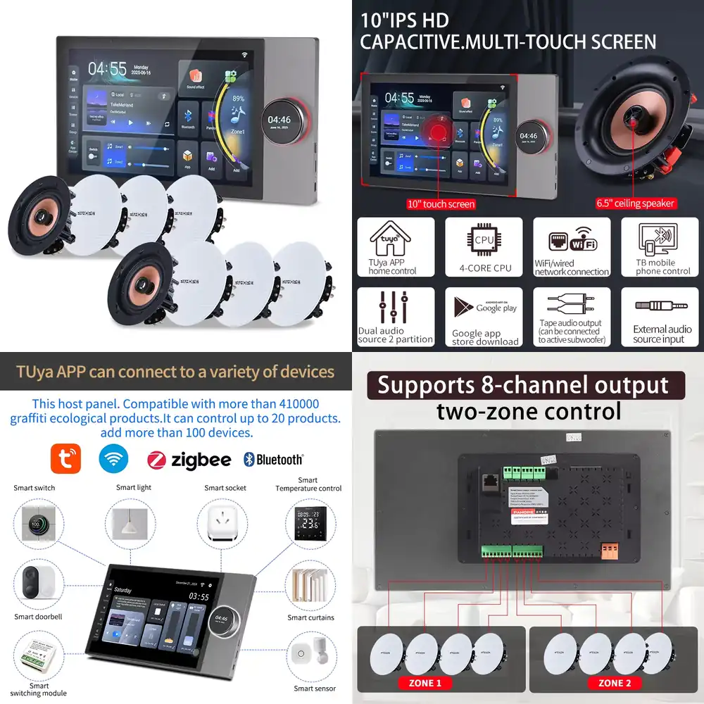 Smart Home Background Music Sy - Smart Home Touchscreen Control Panel ulasan dan harga