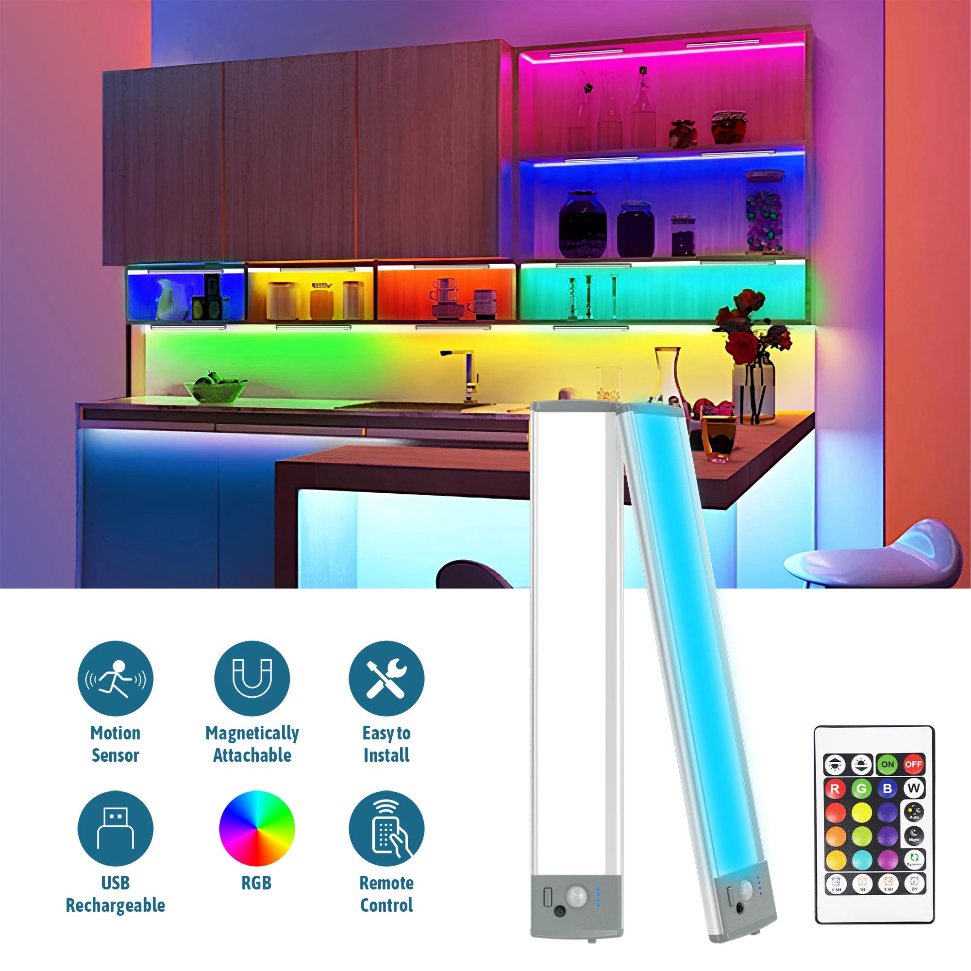 Smart Rechargeable Colorful Li - Smart Home Living Room ulasan dan harga