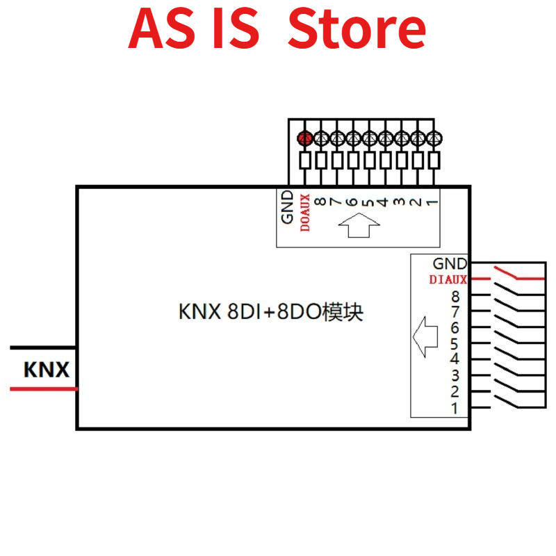 Smart Home KNX I/O Module - 8  - Smart Home Knx ulasan dan harga